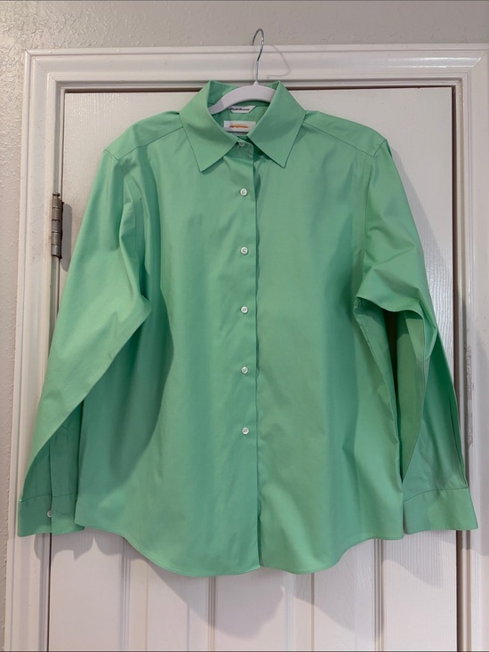 Talbots Tops - Talbots Green Button Down Shirt